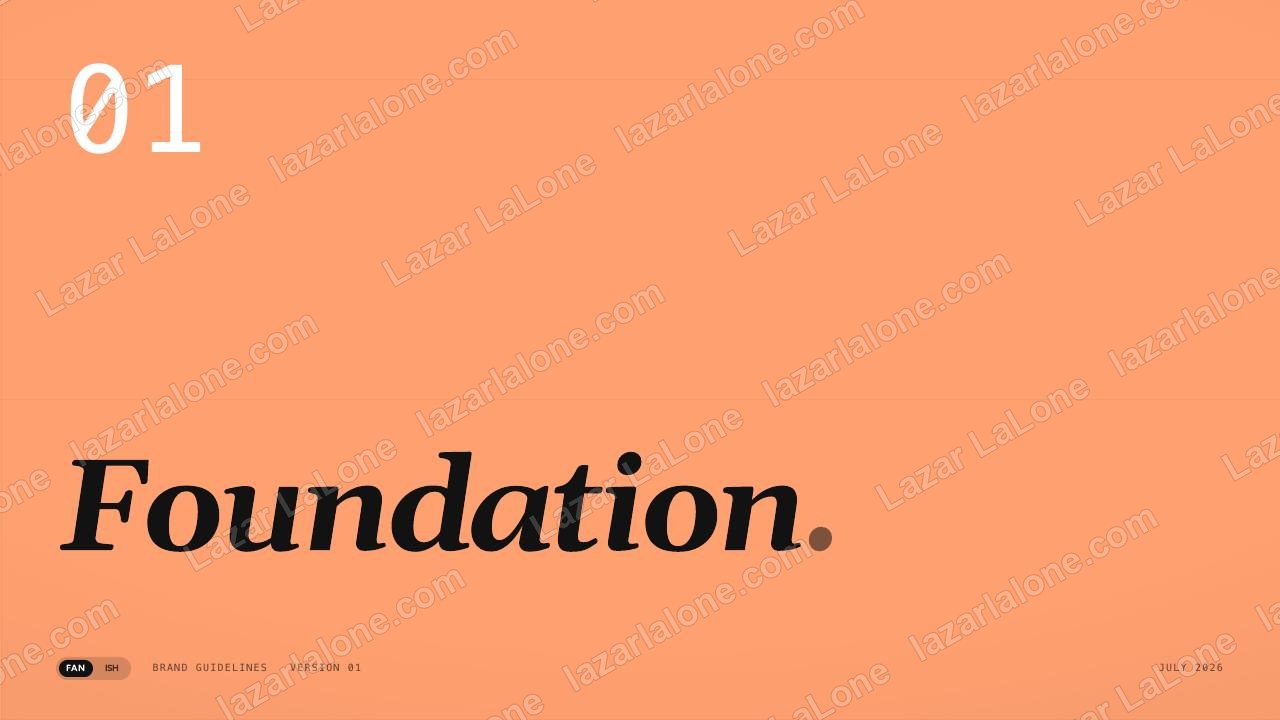 Fanish brand guidelines, page 3